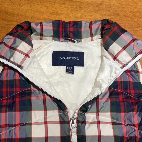 Plaid, women’s, super cute puffer vest, size small. New, but no tags. - Picture 2 of 5